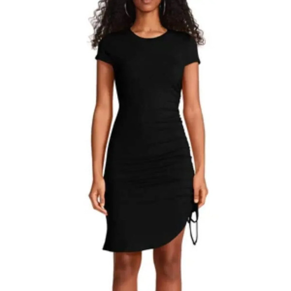 NWT BB Dakota by Steve Madden In A Ruche Dress - size Small - Picture 2 of 5